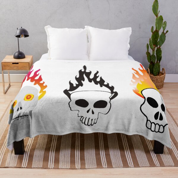 Item preview, Three flaming skulls designed and sold by queensoft.