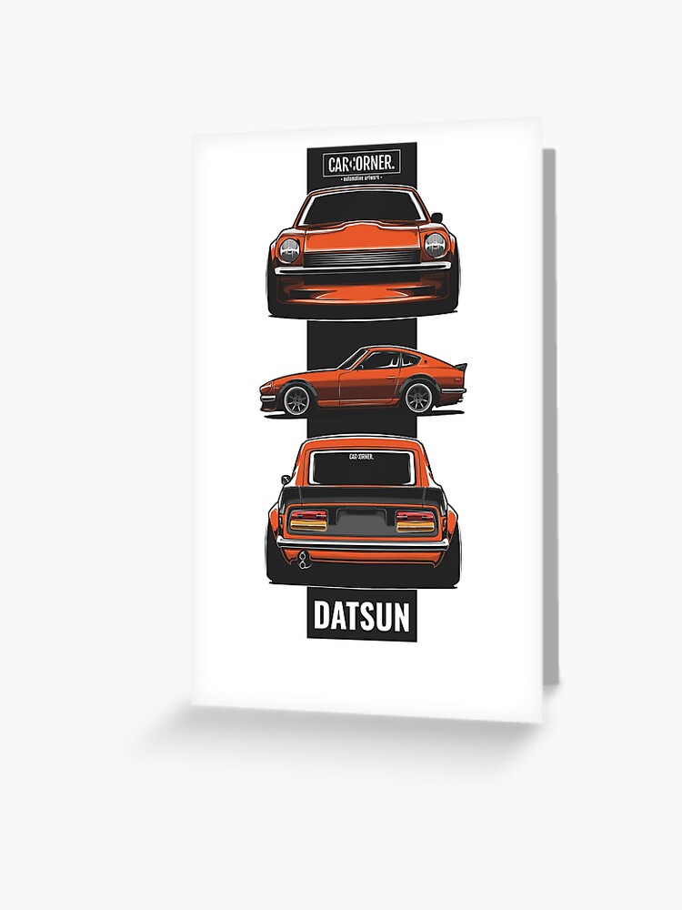 Nissan Datsun 240z Fairlady Greeting Card By Car Corner Redbubble