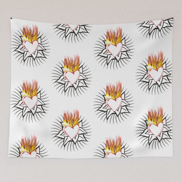 Item preview, Flaming heart designed and sold by queensoft.