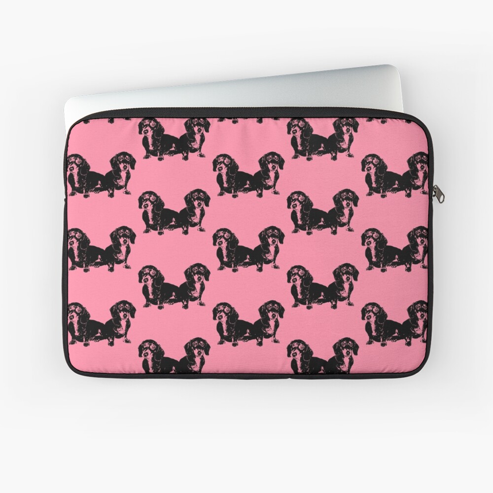 Two Dachshund Puppies Laptop Sleeve