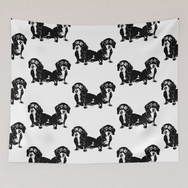 Item preview, Two Dachshund Puppies designed and sold by tribbledesign.