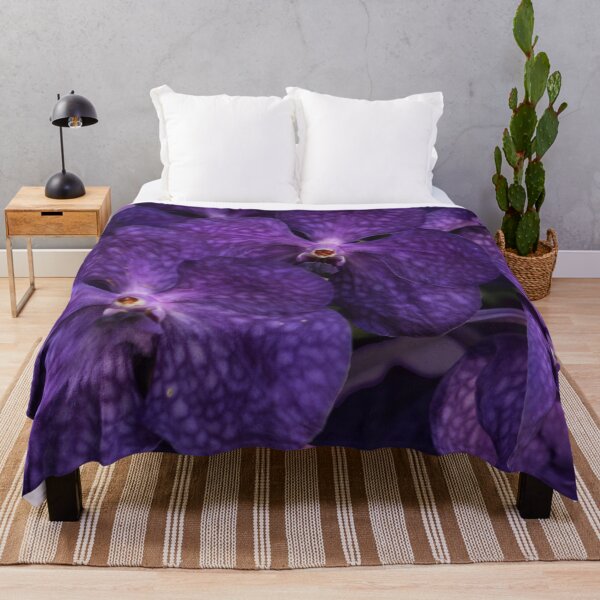 Item preview, Branch of purple orchids close-up designed and sold by Anna Lemos.