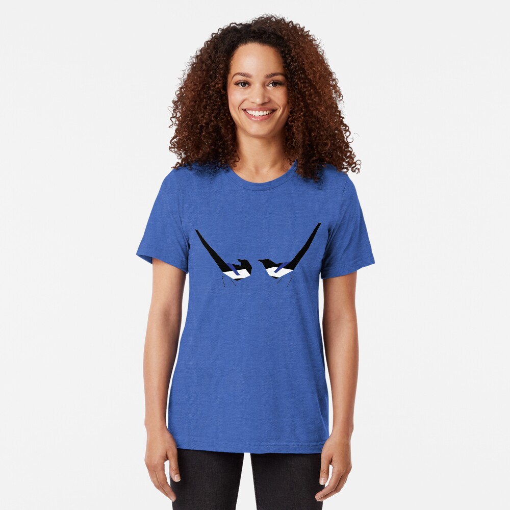 Magpies. Tri-blend T-Shirt