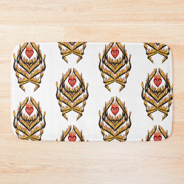 Item preview, Flaming heart and tribal design designed and sold by queensoft.
