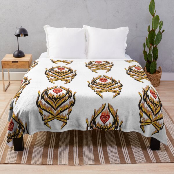Item preview, Flaming heart and tribal design designed and sold by queensoft.