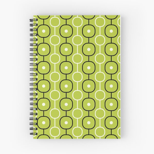 Item preview, Geometric Pattern: Circle Chain: Lime/Black designed and sold by Red Wolf.