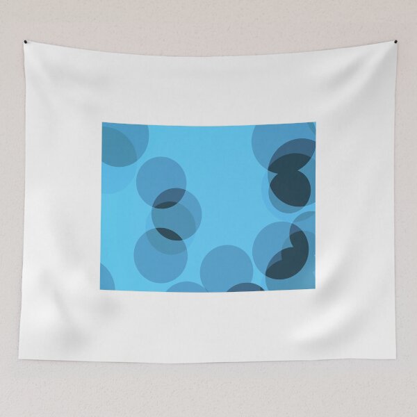 Item preview, Blue circles designed and sold by queensoft.