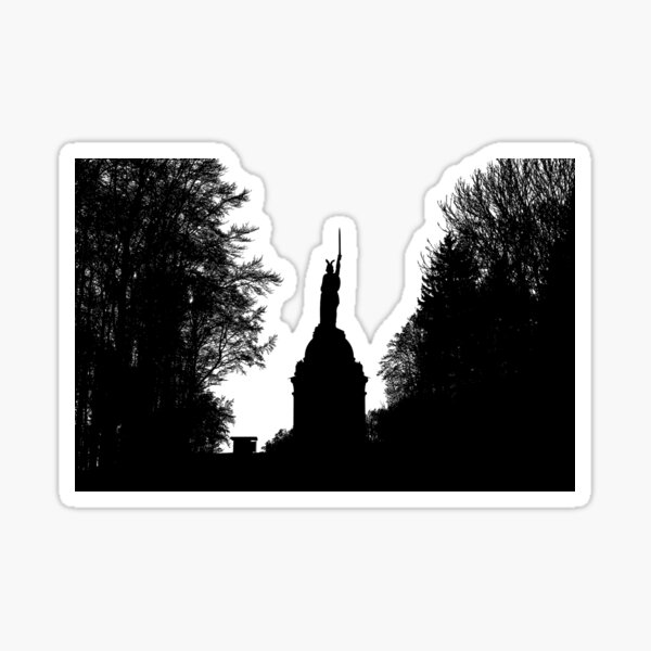 Hermannsdenkmal in Detmold Teutoburger Wald Sticker