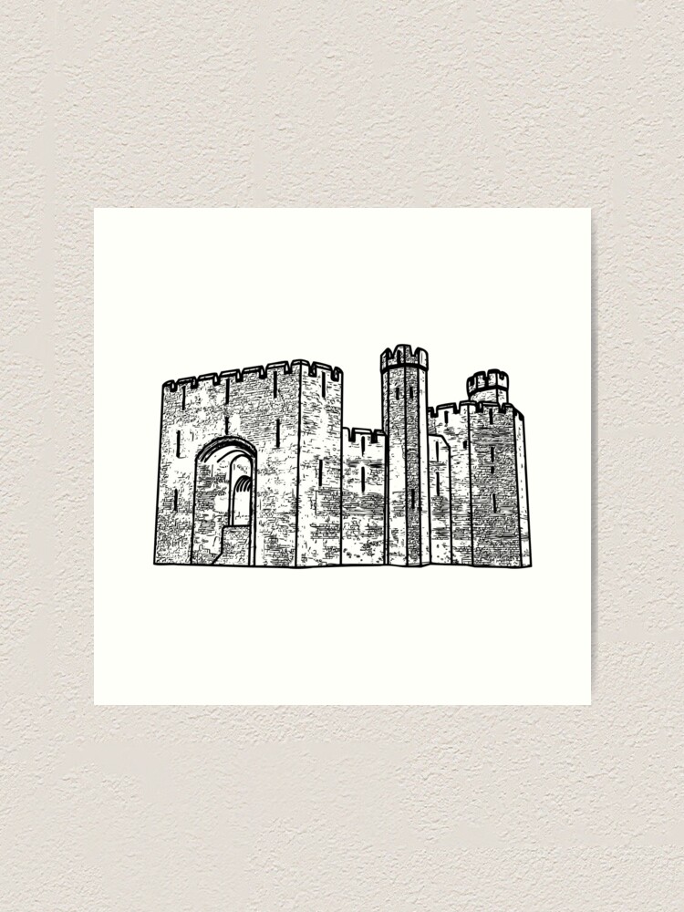 Alternate view of Caernarfon Castle Vector Art Print