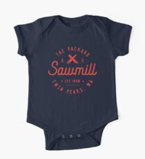 The Packard Sawmill, Twin Peaks Short Sleeve Baby One-Piece