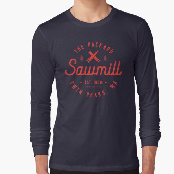 The Packard Sawmill, Twin Peaks Long Sleeve T-Shirt