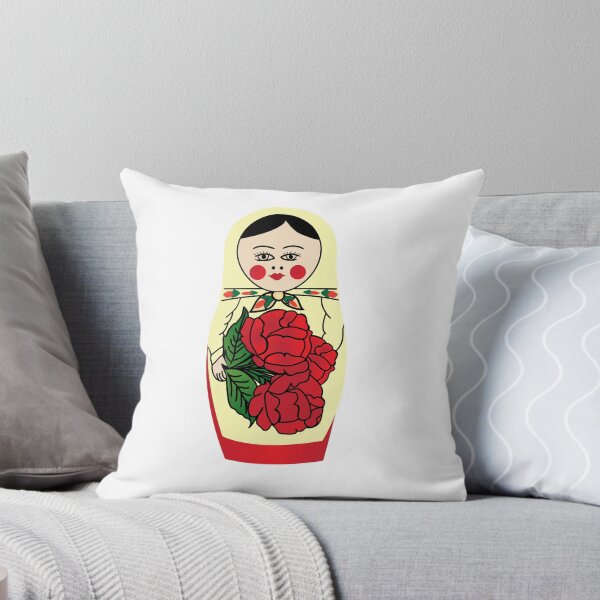 Aperçu de l'œuvre Poupée matriochka russe (jaune) créée et vendue par knappidesign.
