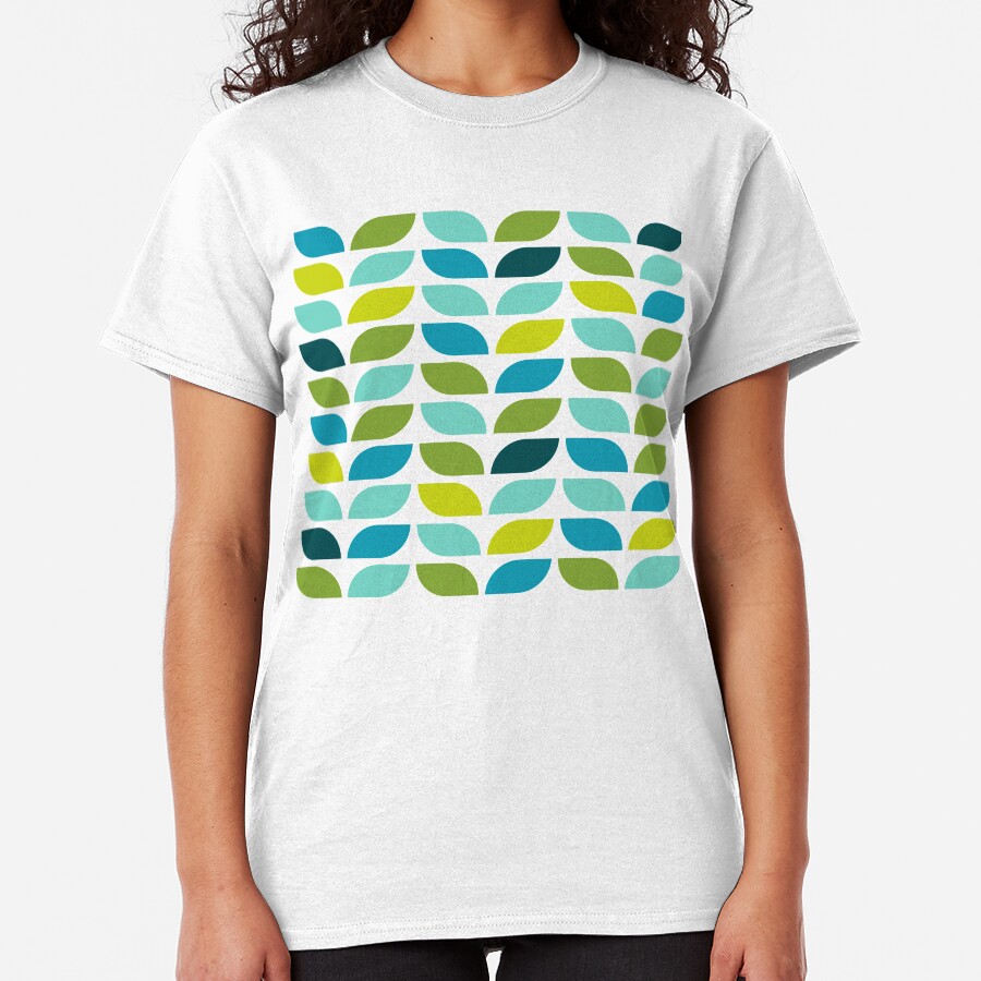 Geometric Pattern: Leaf: Spring Classic T-Shirt