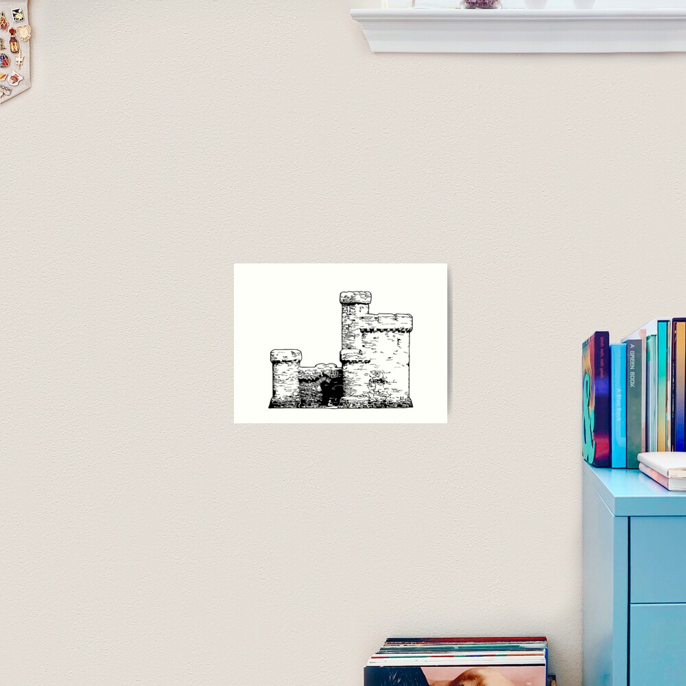 Tower of Refuge Castle Isle of Man Art Print