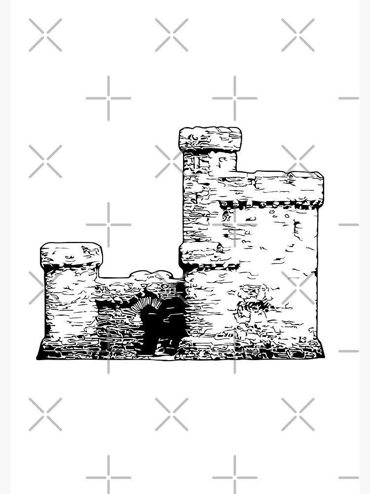 Tower of Refuge Castle Isle of Man by tribbledesign