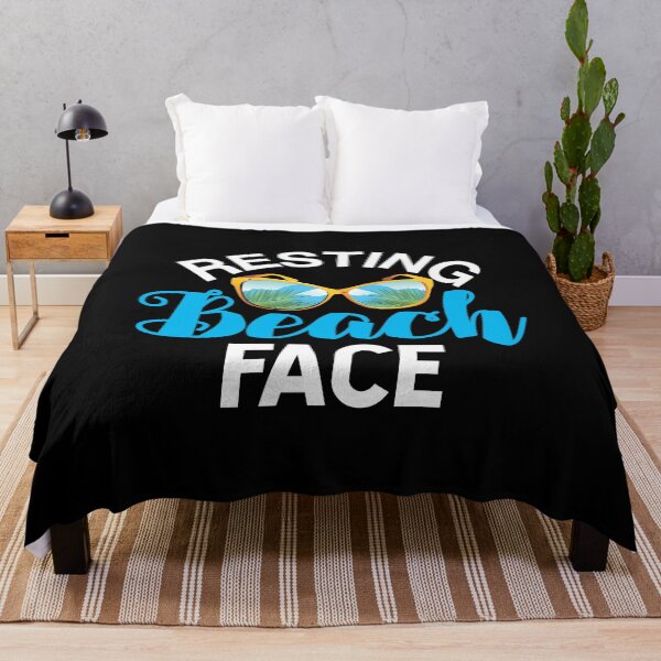 Item preview, Funny Summer Tropical Vacation Trendy Gift - Resting Beach Face designed and sold by PremiumDesignz.