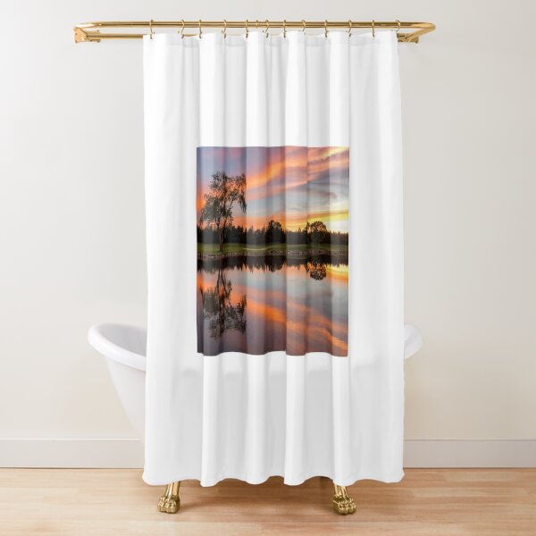 The Last Tee Time Shower Curtain