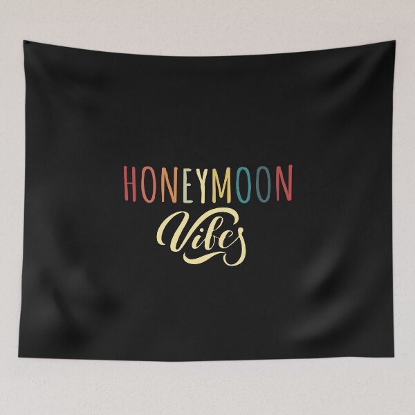 Item preview, Honeymoon vibes cute vintage colors design gift for couples getting married wedding party gift designed and sold by alenaz.
