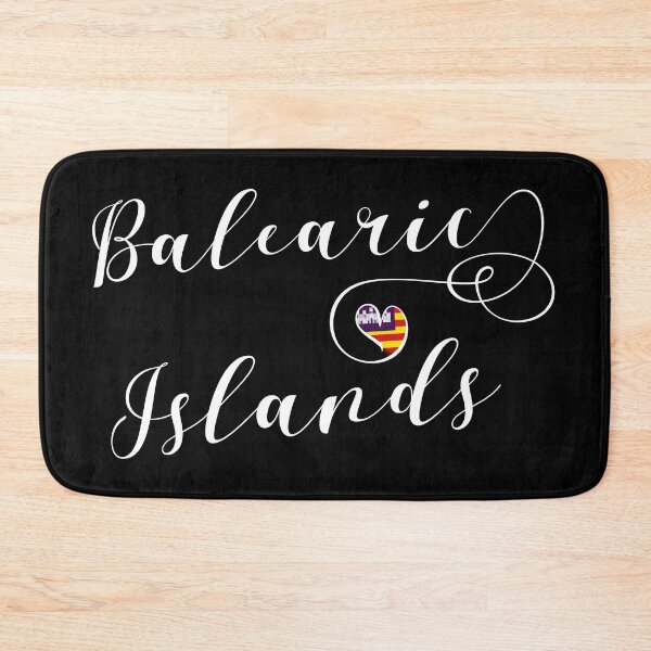 Item preview, Balearic Islands Flag Heart, The Balearics, Spain designed and sold by Celticana.
