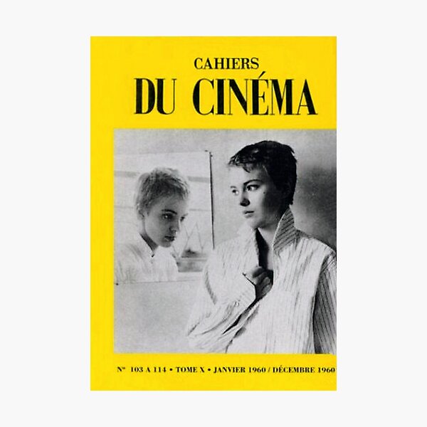Jean Seberg Breathless Cahiers du Cinema French New Wave vintage 60s cover Photographic Print