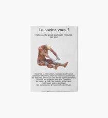 Planches Musculo-squelettique des positions de Yoga - N°33 Impression rigide