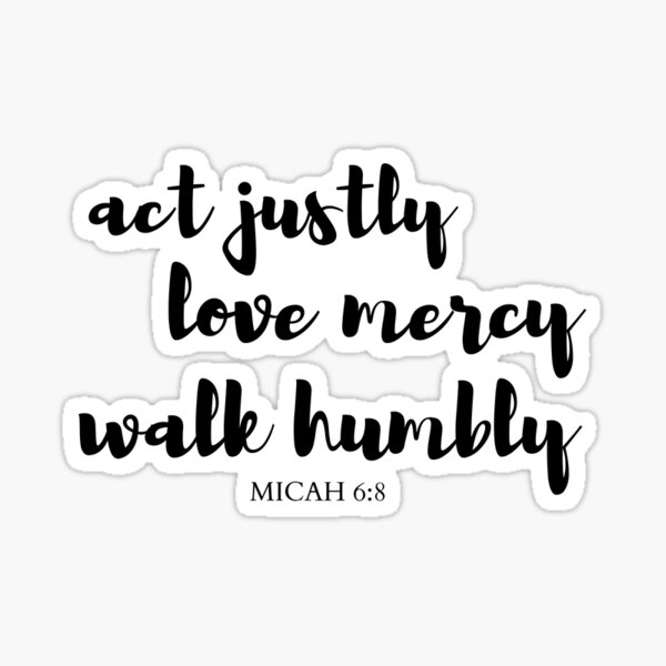 Item preview, Act Justly scripture verse designed and sold by DreezyJ.