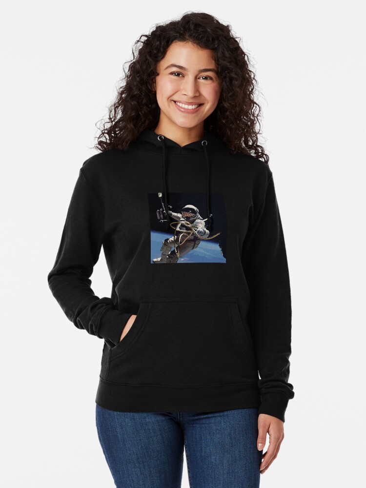 Alternate view of Astronaut Ed White's Spacewalk Colour Vector Art Lightweight Hoodie