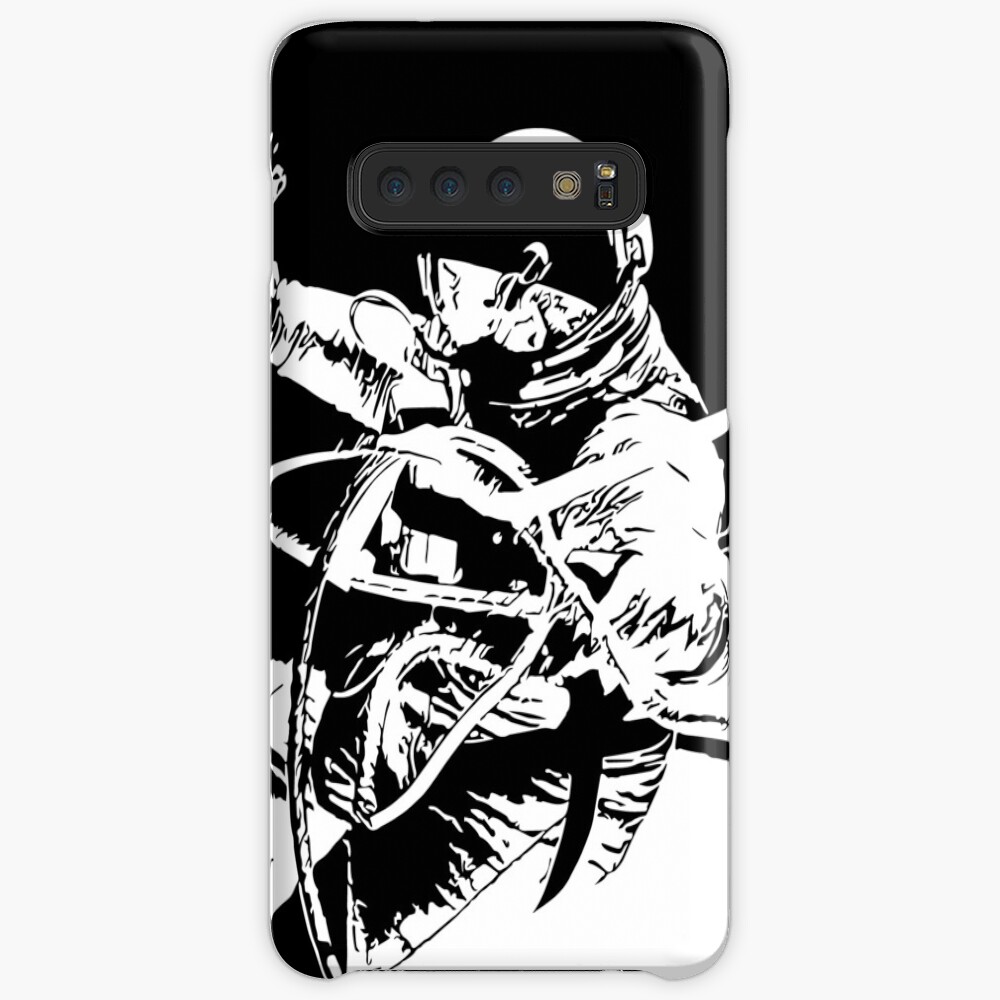 Black and White Vector Astronaut Ed White's Spacewalk Case & Skin for Samsung Galaxy