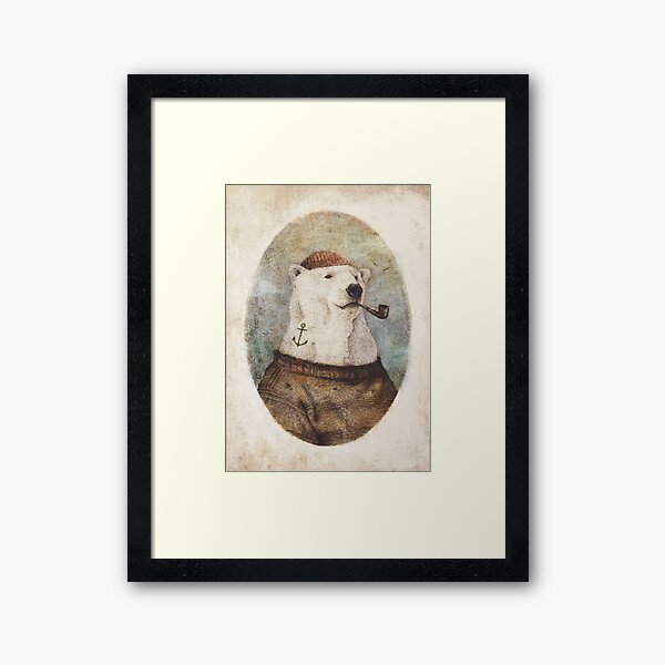 Onto the Shore Framed Art Print