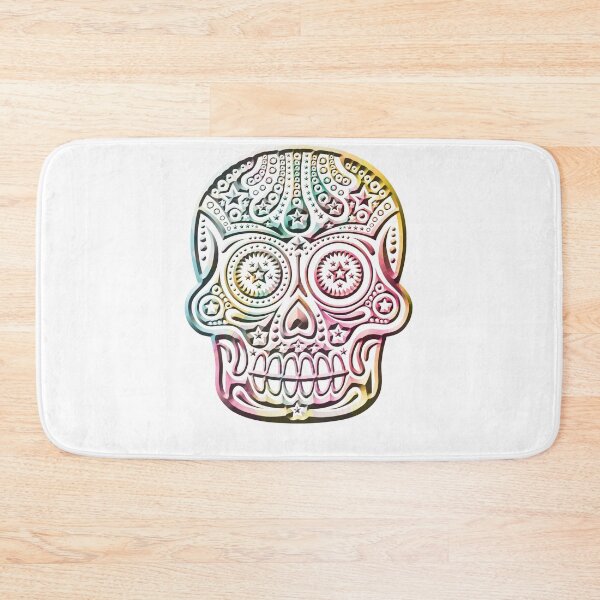 Item preview, Colorful skull designed and sold by RAOSDesign.