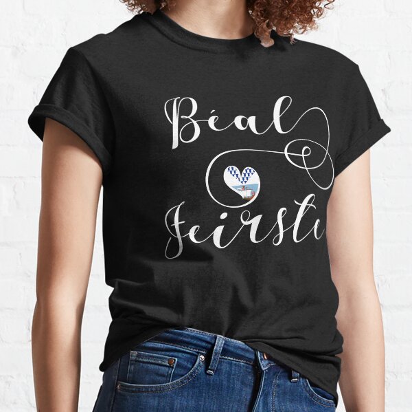 Béal Feirste Flag Heart, Belfast Classic T-Shirt