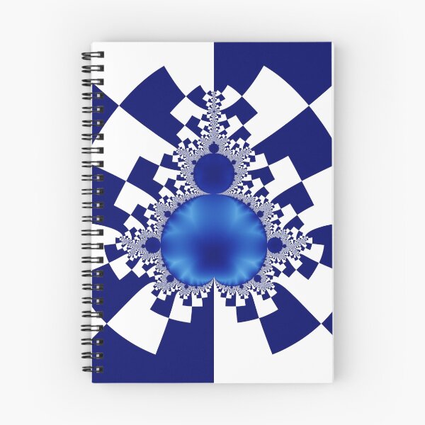 Item preview, Mandelbrot Decomposition Blue & White 001 designed and sold by Rupert Russell.