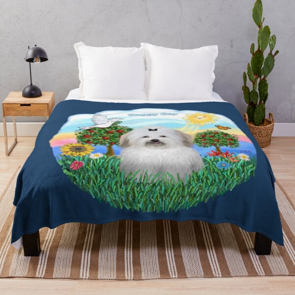Item preview, Happy Day with a Coton de Tulear designed and sold by JeanBFitzgerald.