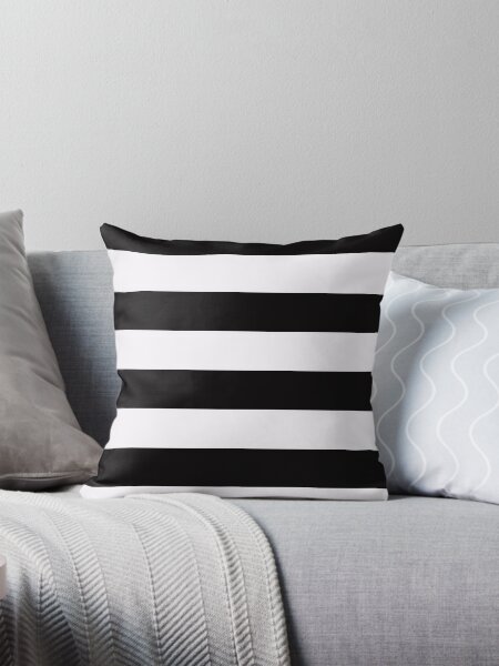 Item preview, Black & White Horizontal Thick Stripes  designed and sold by DirtyAngelFace Shop.