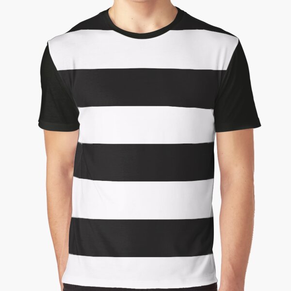 Item preview, Black & White Horizontal Thick Stripes  designed and sold by DirtyAngelFace Shop.