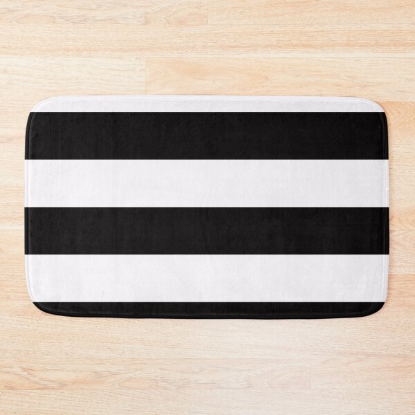 Item preview, Black & White Horizontal Thick Stripes  designed and sold by DirtyAngelFace Shop.