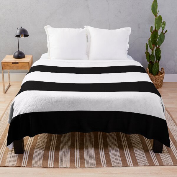 Item preview, Black & White Horizontal Thick Stripes  designed and sold by DirtyAngelFace Shop.