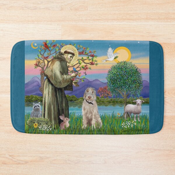Item preview, St. Francis Blesses an Italian Spinone designed and sold by JeanBFitzgerald.