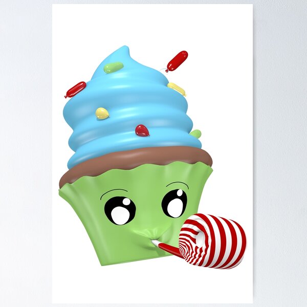 Item preview, Funny party cupcake designed and sold by BubbleundCoon.