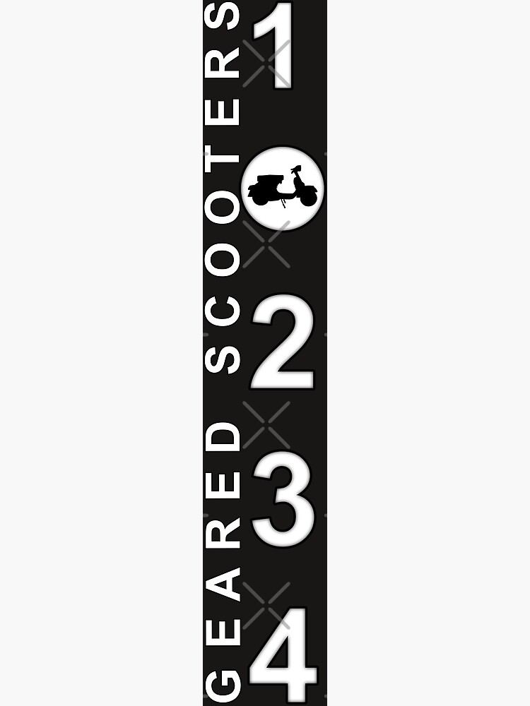 "Vespa Lambretta Geared Scooter Scooters Jack Alpha" Poster for Sale by