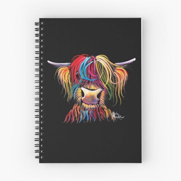 Item preview, Scottish Hairy Highland Cow ' NELLY ' by Shirley MacArthur designed and sold by Shirley MacArthur Art.