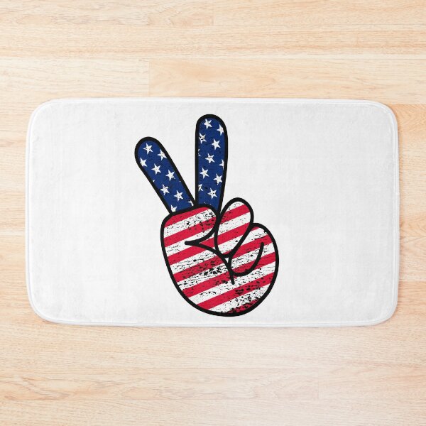 Item preview, Vintage American Flag Peace Sign Hand designed and sold by MagicBoutique.