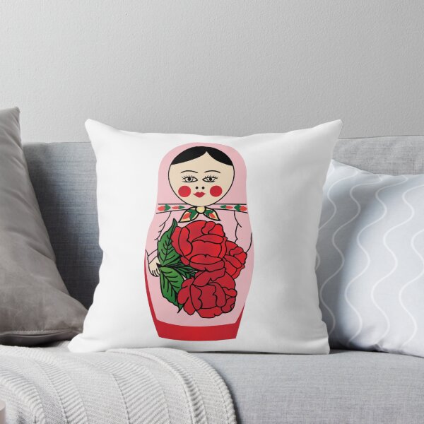 Aperçu de l'œuvre Poupée matriochka russe (rouge) créée et vendue par knappidesign.