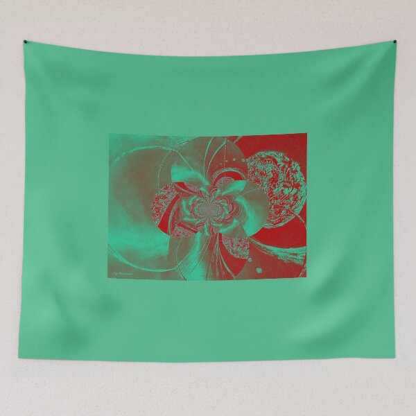 Item preview, Emerald And Red Circular Patterns designed and sold by Faye Anastasopoulou.