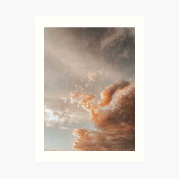 angelic sky Art Print