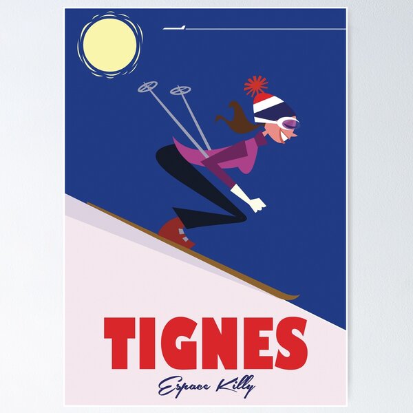Item preview, Tignes poster designed and sold by GAGodel.