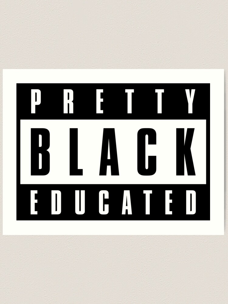 Canvas Tote/Pretty, Black and Educated/Black Queen/Melanin Goddess/Phe