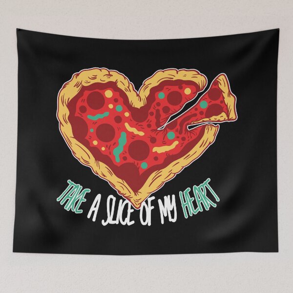Item preview, Pizza fans | Take a slice of my heart. designed and sold by emphatic.