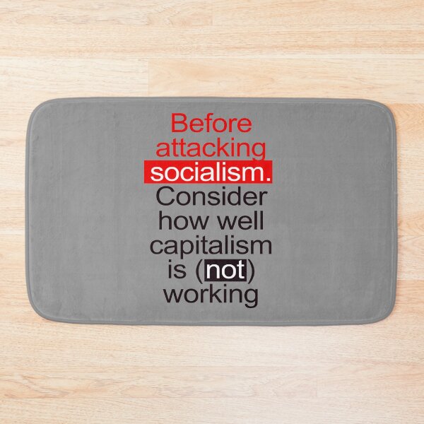 Item preview, Pro Socialism Anti Capitalism design designed and sold by GetItGiftIt.