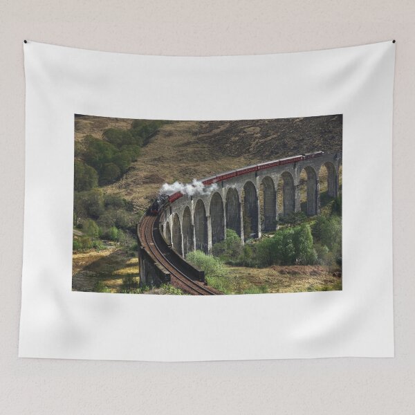 Item preview, The Jacobite Steam Train, Glenfinnan Viaduct, Scotland designed and sold by AlbaPhotography.